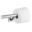 AXOR Starck Organic Porte-papier toilette pour 2 rouleaux montage mural chrome 0451536