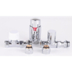 Royal Plaza ODIN set de raccordement de radiateur thermostatique droit CHROME GA38607