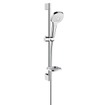 Hansgrohe Croma select e vario unica ensemble barre coulissante 65cm casetta chrome blanc GA42266