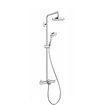 Hansgrohe Croma select s 180 2jet showerpipe voor bad chroom wit GA42902
