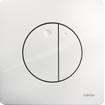 Wisa Gaia panneau de commande dualflush DF blanc DEUXIÈME CHOIX OUT9050