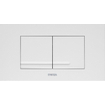 Wisa XT Kantos plaque de commande en plastique dualflush DF blanc 0701517