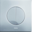 Wisa Maro plaque de commande carrée plastique dualflush DF chrome mat 0704435