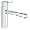 GROHE Concetto Mitigeur de cuisine - bec extractible - 2 types de jet - chrome 0467943