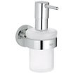 GROHE Essentials Distributeur de savon - 160ml - avec support - montage mural - chrome 0438148