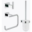GROHE Essentials Cube set d’accessoires 3 en 1 chrome 0438177