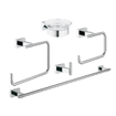 GROHE Essentials Cube ensemble d'accessoires 5 en 1 chrome 0438180