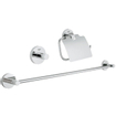 GROHE Essentials ensemble d'accessoires 3 en 1 chrome 0438151
