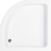 Wisa Cadiz s receveur de douche quart de rond 90x90x8cm avec set de pieds blanc SW48716