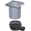 Aco Showerdrain easyflow siphon de douche sortie horizontale 50mm garde d'eau 50mm gris SW53780