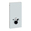 Geberit Monolith module voor wandcloset h101 glas wit aluminium SW63538