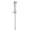 GROHE Tempesta-F Trigger Spray 30 Handdoucheset - 1 straalsoort - rond - met houder - gladde slang - 125cm - chroom SW63478