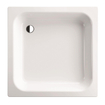 Bette Vlak receveur de douche acier carré 80x80x15cm avec antidérapant blanc 0360473