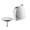 Hansgrohe Exafill S élément de finition S - garniture de remplissage de baignoire, trop-plein et vidage - chrome 0450284