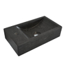 Wiesbaden Raw lave-mains gauche 40x22x10 cm pierre dure adoucie SW72930