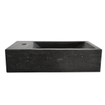 Wiesbaden Raw lavabo suspendu gauche 40x22x10 cm pierre dure satinée SW72930