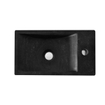 Wiesbaden Raw lavabo en pierre dure à droite 40x22x10 cm pierre dure satinée SW72931