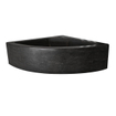 Wiesbaden Raw lavabo d'angle 30x30x10 cm pierre dure adoucie SW95990