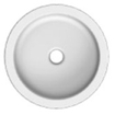 Royal Plaza Friens vasque à poser ronde 35cm sans trou de robinet blanc SW73075