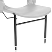Handicare ensemble de doubles pieds de support pour siège de douche anthracite RAL 7028 SW66074
