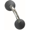 Handicare Ergogrip Barre d"appui murale 20 cm. Inox - Capuchons anthracite Ral 7021 SW66110