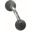 Handicare Ergogrip Barre d"appui murale 20 cm. Inox - Capuchons anthracite Ral 7021 SW66110