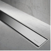 Easy Drain Compact taf verlaagd douchegoot rooster 120cm zero voor tegeldikte 3 13 mm rvs OUTLETSTORE STORE35094