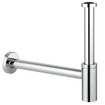 GROHE Siphon de design universel 1 1/4 avec tube mural et rosace chrome GA31755