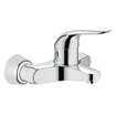 GROHE EuroPro wandkraan met koppelingen chroom 0442211