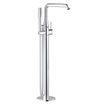 GROHE Essence New Partie apparente robinet de baignoire autoportant - inverseur - bec pivotant 27,7 cm - douchette à main - flexible de douche - chrome 0442596