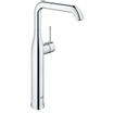 GROHE Essence New Robinet lavabo rehaussé 1 trou XL size avec bec haut et tournant et corps lisse EcoJoy cartouche 28mm chrome 0442578