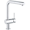 Robinet de cuisine Grohe Minta avec bec en L pivotant et aérateur extractible chrome DESTOCKAGE OUT6737