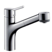 Hansgrohe Talis S Mitigeur de cuisine avec douchette extractible chrome 0450575