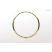 Geberit Sigma10 bedieningsplaat - 2-toets spoeling - ronde knop - wit/goud/wit 0730026
