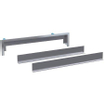 Geberit Ensemble de finition gouttière murale de douche en acier inoxydable à carreler avec rebord 3 pièces amovible pour le nettoyage 0700339