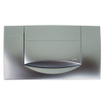 Geberit 200F bedieningplaat met frontbediening voor toilet 34x18.5cm chroom mat GA75810