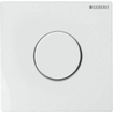 Geberit type 01 plaque de commande pour urinoir - pneumatique - bouton rond - blanc 0700530