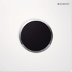 Geberit type 10 plaque de commande pour urinoir - 230V - bouton rond - blanc/brillant chrome 0701960