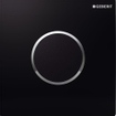 Geberit type 10 plaque de commande pour urinoir - 230V - bouton rond - noir/chrome brillant 0701962
