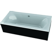 WaveDesign par Wisa Thalia Baignoire 190x90x50cm 52cm rectangulaire Acrylique Blanc SW115576