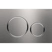 Geberit Sigma20 bedieningsplaat - 2-toets spoeling - ronde knoppen - geborsteld rvs OUTLETSTORE STORE43061