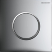 Geberit type 10 plaque de commande pour urinoir - pneumatique - bouton rond - chrome brillant/chrome mat 0701937