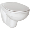 Ideal standard Eurovit WC suspendu 52cm avec bride de rinçage à chasse profonde blanc 0180869
