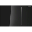 Geberit Sigma70 bedieningplaat, 2-toets spoeling frontbediening voor toilet 24x15.8cm zwart GA49160