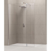 Novellini Giada partie pivotante gauche pour douche à l'italienne 37x195cm chrome-bande satinée SW93622