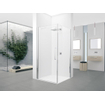Novellini Young 2.0 G porte pivotante 87/89x200cm pour paroi latérale FG matchroom/transparent 0336489
