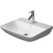 Duravit ME by Starck lavabo 60x46cm avec 1 trou de robinet avec trop-plein avec WonderGliss blanc SW84150