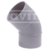 Wavin pvc adhésif coude 45° 125 mm douille/spigot 2100312