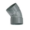 Wavin PVC lijm bocht 45° mof/mof 110mm 2100274
