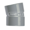 Wavin Colle PVC angle 15 degrés 110mm manchon/manchon 2100185